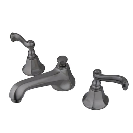 Kingston Brass KS4468FL 8" Widespread Bathroom Faucet, Brushed Nickel KS4468FL